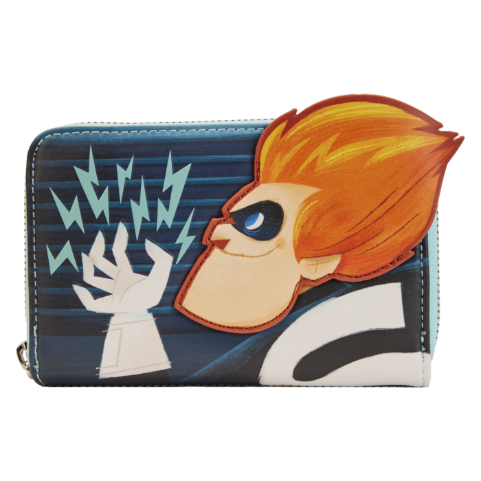 The Incredibles - Syndrome Glow in the Dark 4” Faux Leather Zip-Around Wallet