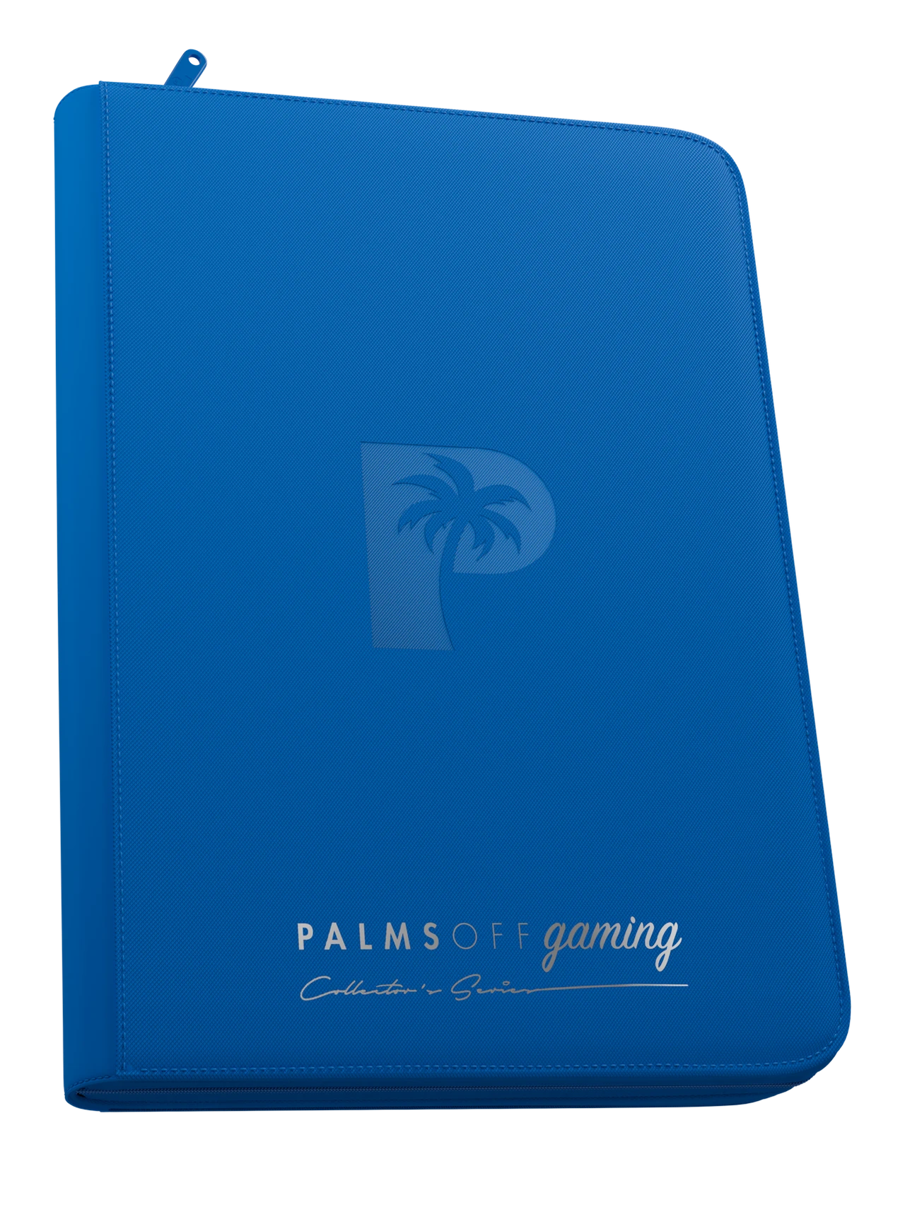 Palms Off Collector's Series Top Loader Zip Binder - 9 Pocket - Blue