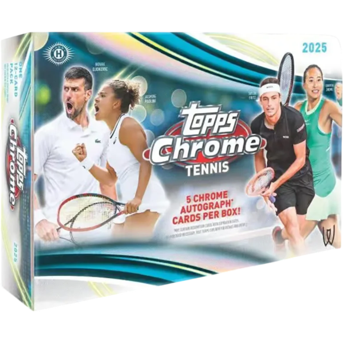 PRE ORDER - 4th March - 2025 Topps Chrome Tennis Breakers Delight Hobby Box