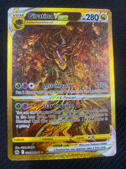 Giratina VSTAR GG69/GG70 - Crown Zenith - Secret Rare - LP