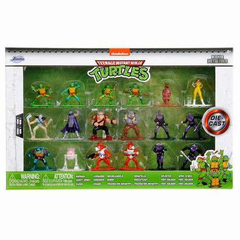 Jada Toys Teenage Mutant Ninja Turtles Nano Metal Figures, Series 1