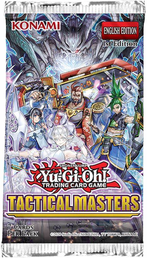 yugioh tactical masters Booster 7 card pack single