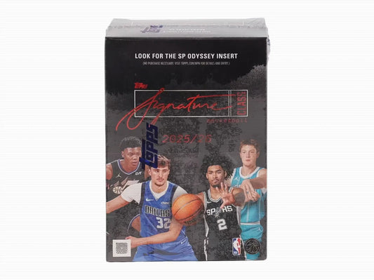 PRE ORDER LATE JULY - 2025-26 Topps Signature Class Basketball Value Box
