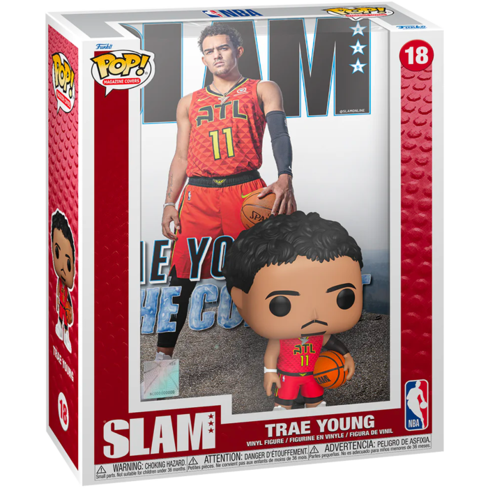 NBA: Basketball - Trae Young SLAM Pop! Magazine Cover Vinyl Figure