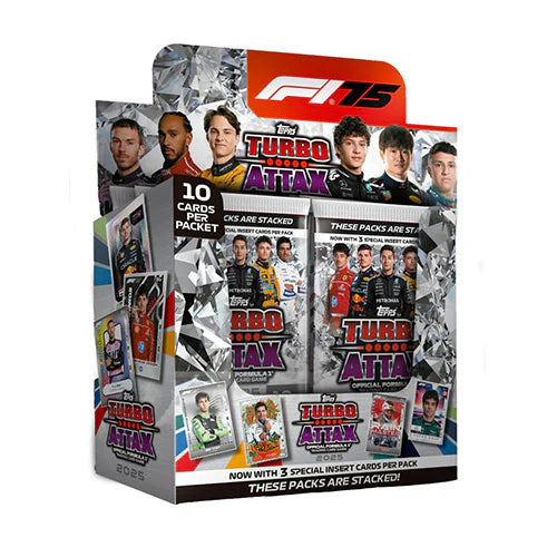 TURBO ATTAX Formula 1 2025 Trading Cards Booster Box (24 packs)