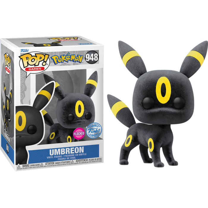 Funko Pop! - Pokemon - Umbreon Flocked Pop! Vinyl Figure #948