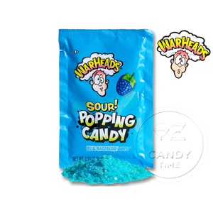 Warheads Sour Popping Candy Blue Raspberry