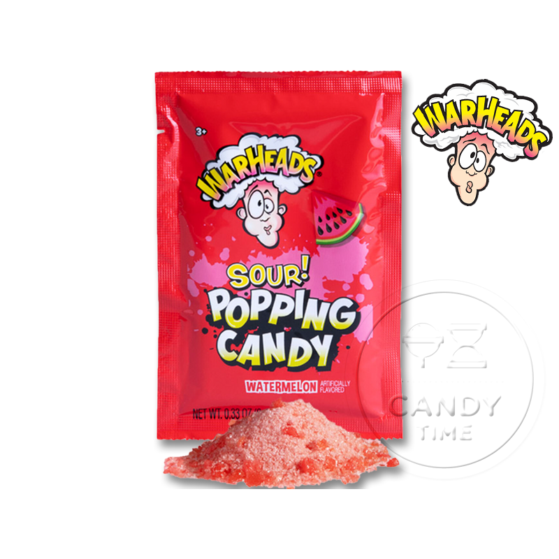 Warheads Sour Popping Candy Watermelon