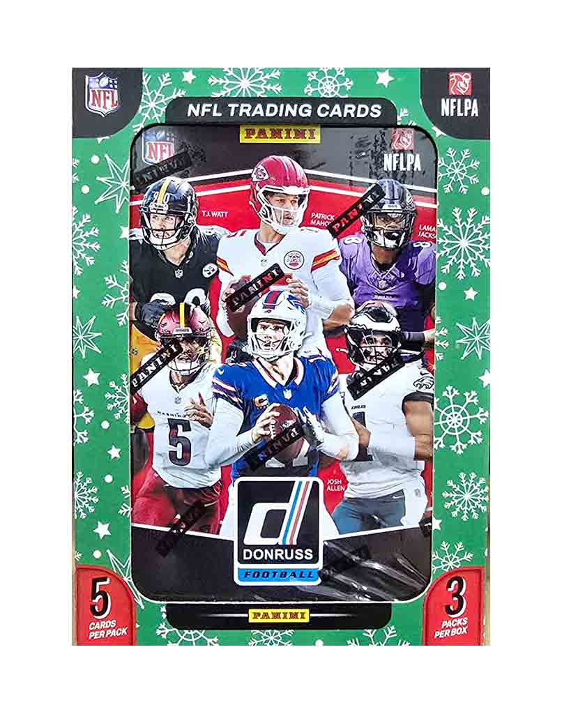 2025 Panini NFL Football Donruss Winter Holiday Tin
