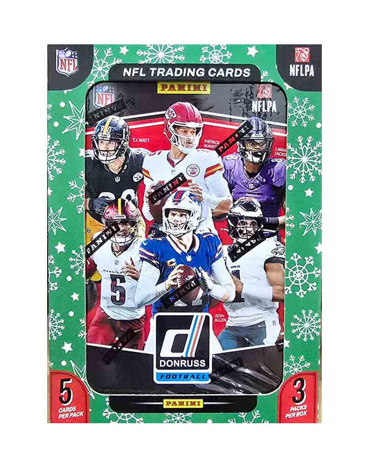 2025 Panini NFL Football Donruss Winter Holiday Tin