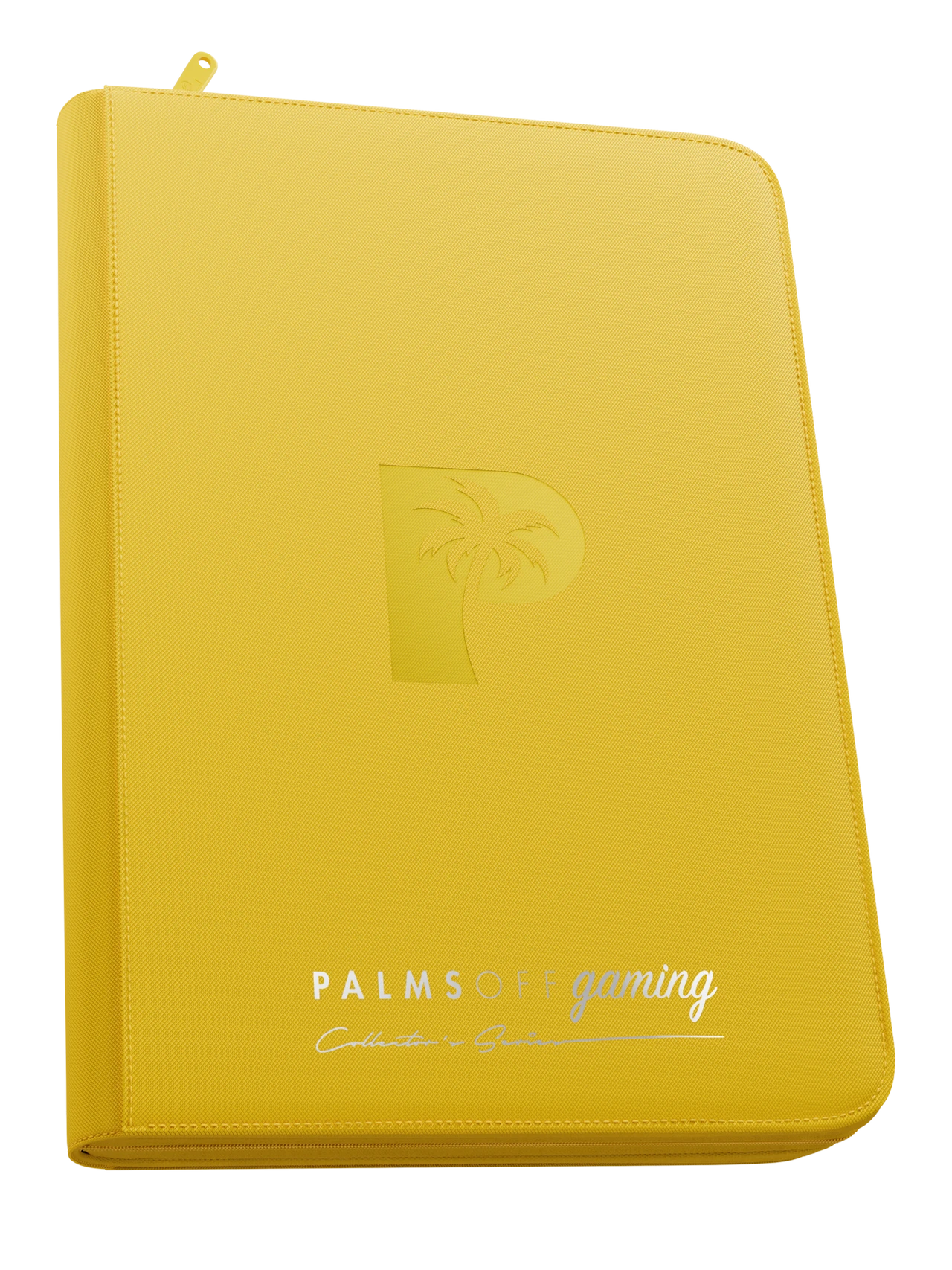 Palms Off - Collector's Series Top Loader Zip Binder - 9 Pocket - Yellow