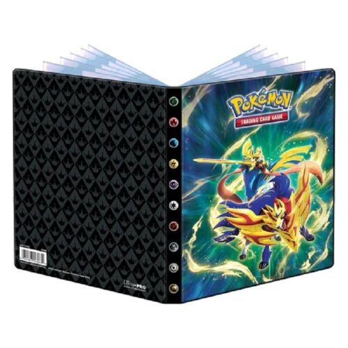 Ultra Pro Pokemon 4 Pocket Binder Portfolio/Pages Crowned Zacian and Zamazenta