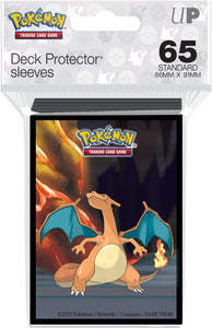 Pokémon Deck Protector Sleeves: Charizard Scorching summit (65ct)