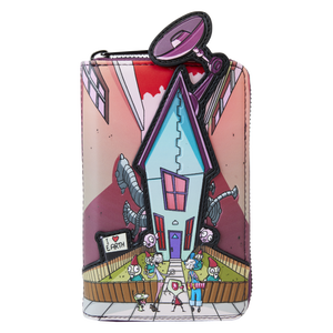 Invader Zim - Secret Lair 4” Faux Leather Zip-Around Wallet