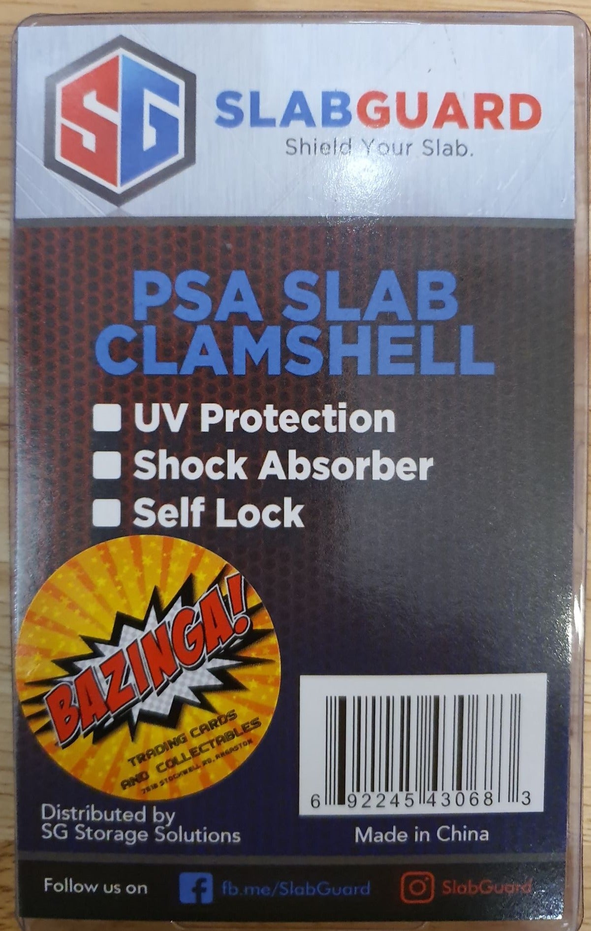 SlabGuard PSA Slab Clamshell