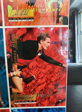 Load image into Gallery viewer, 1995 Bewick Enterprises Football Quarters Series 1 &amp; 2 uncut signature sheets Framed
