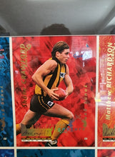 Load image into Gallery viewer, 1995 Bewick Enterprises Football Quarters Series 1 &amp; 2 uncut signature sheets Framed
