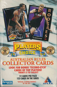 1994 DYNAMIC AFL PLAYERS CHOICE SEALED BOX