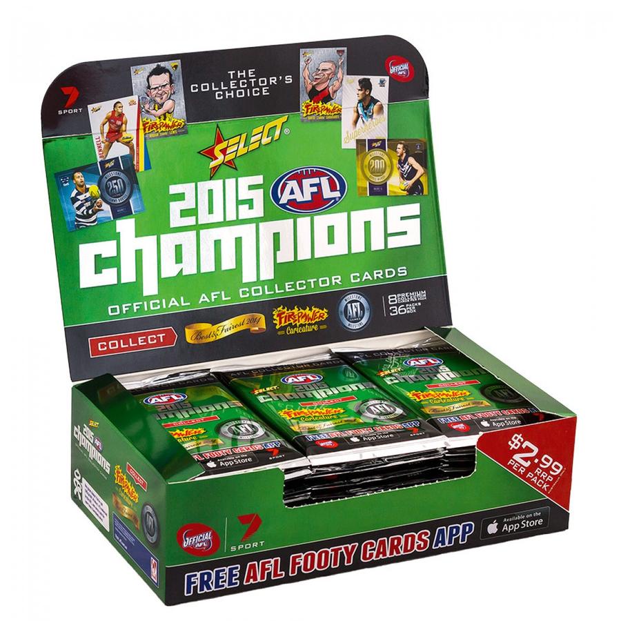2015 AFL Champions Cards Sealed Pack
