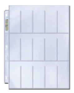 Ultra Pro 15PKT Tobacco 3 Hole Page