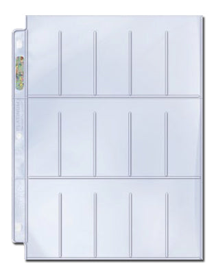 Ultra Pro 15PKT Tobacco 3 Hole Page