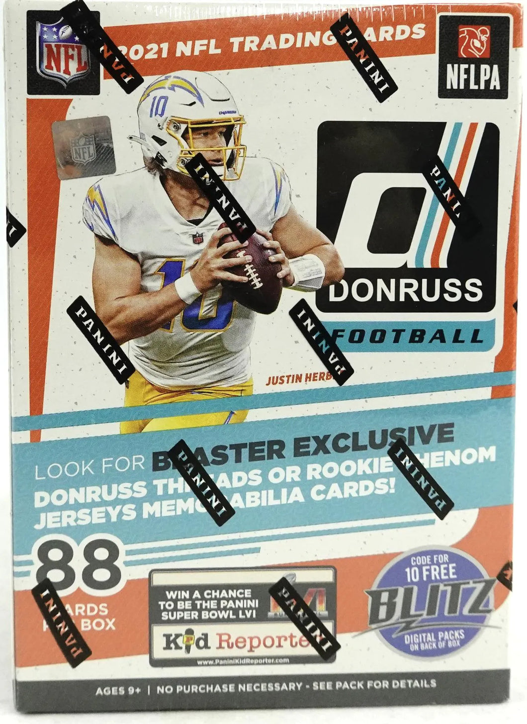 2021 Panini Donruss Football 11-Pack Blaster Box