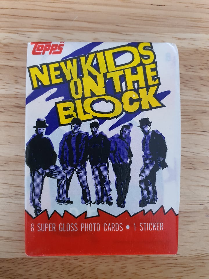 1989 Topps New Kids on the Block Sng Pack