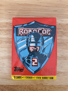1990 Topps Robocop 2 Trading Cards Sng Pack