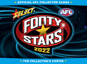 2022 Footy Stars Cardboard Album + 1 Packet of 2022 Select Footy Stars