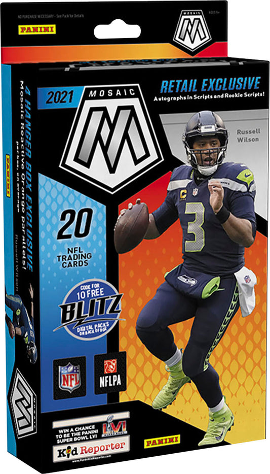 2021 NFL Mosaic Hanger Box (20 CARDS)