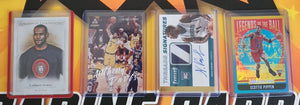 Bazinga 4 Card Banger Packs-Guaranteed Auto, Patch or Numbered Card Per Pack