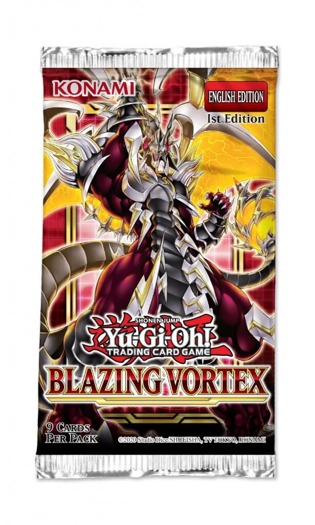 YU-GI-OH! TCG Blazing Vortex – 9 x card Booster Pack