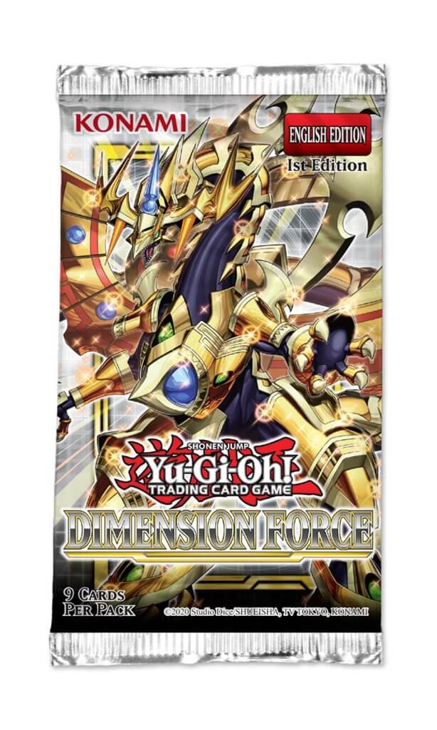 YU-GI-OH! TCG Dimension Force – 9 x card Blister