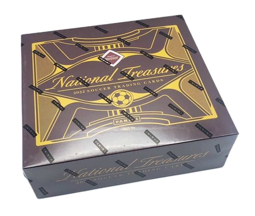2022 Panini National Treasures FIFA Road To World Cup Soccer Sealed Hobby Box