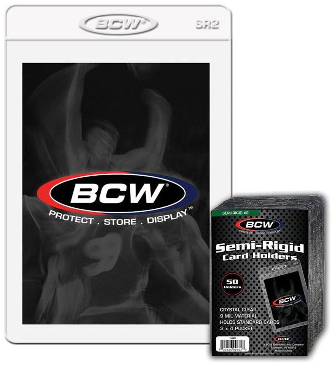 BCW Semi Rigid Card Savers 50ct