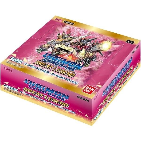 Digimon Card Game Series 04 Great Legend BT04 Booster Display Box