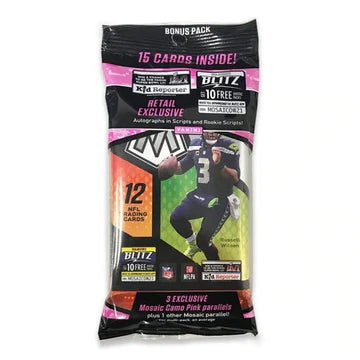 2021 NFL Mosaic Cello Pack (15 CARDS)