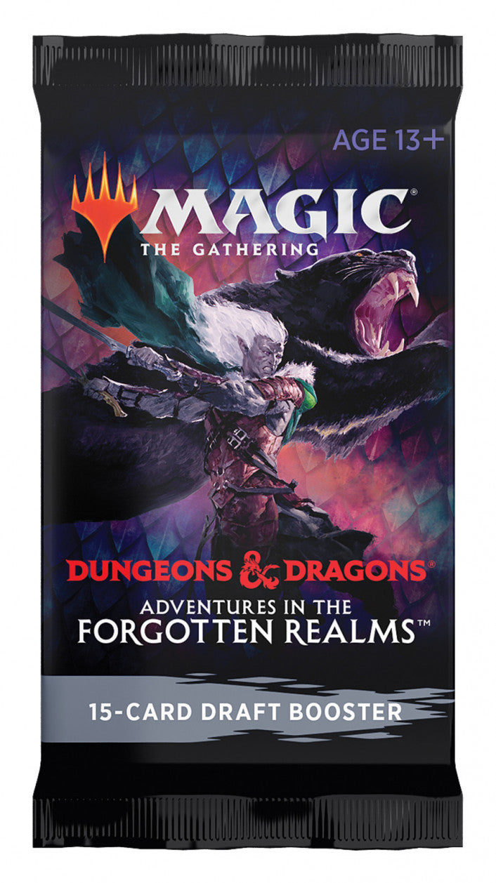 Magic the Gathering D&D Dungeons & Dragons Adventures in the Forgotten Realms Draft Boosters Sng Pk