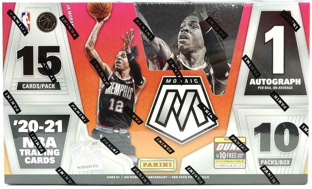 2020-21 PANINI MOSAIC BASKETBALL HOBBY BOX