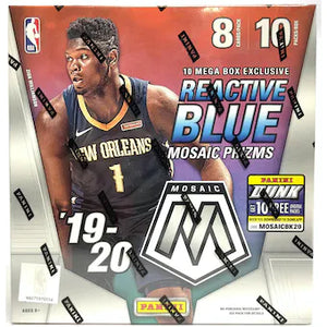 (IN STOCK) 2019/20 Panini Mosaic Basketball Mega Box - JA MORANT AND ZION WILLIAMSON ROOKIES.