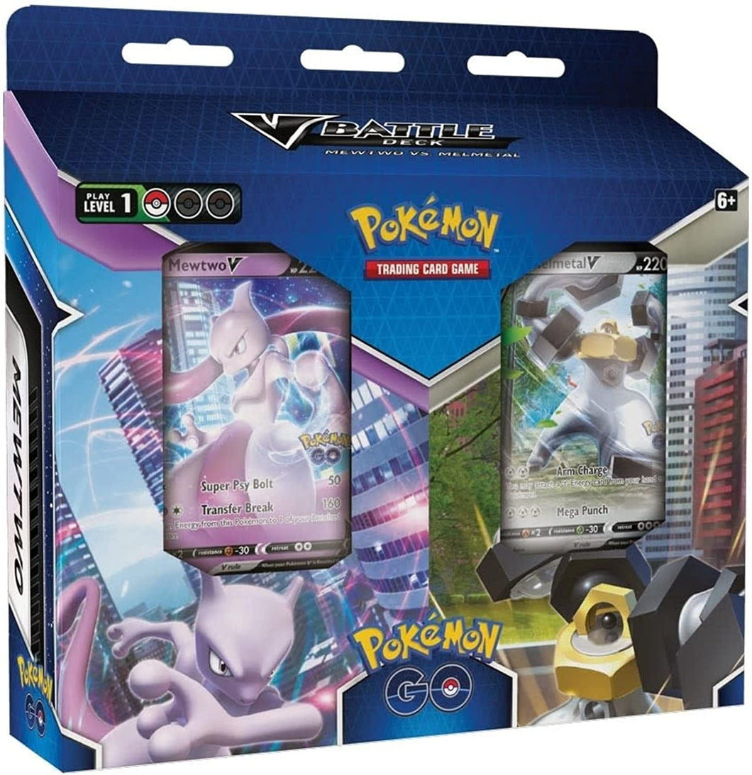 The Pokemon TCG: Pokemon GO V Battle Deck—Mewtwo vs. Melmetal