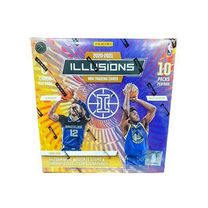 2020/21 Panini Illusions Basketball Mega Box (Sapphire and Yellow Parallels!)