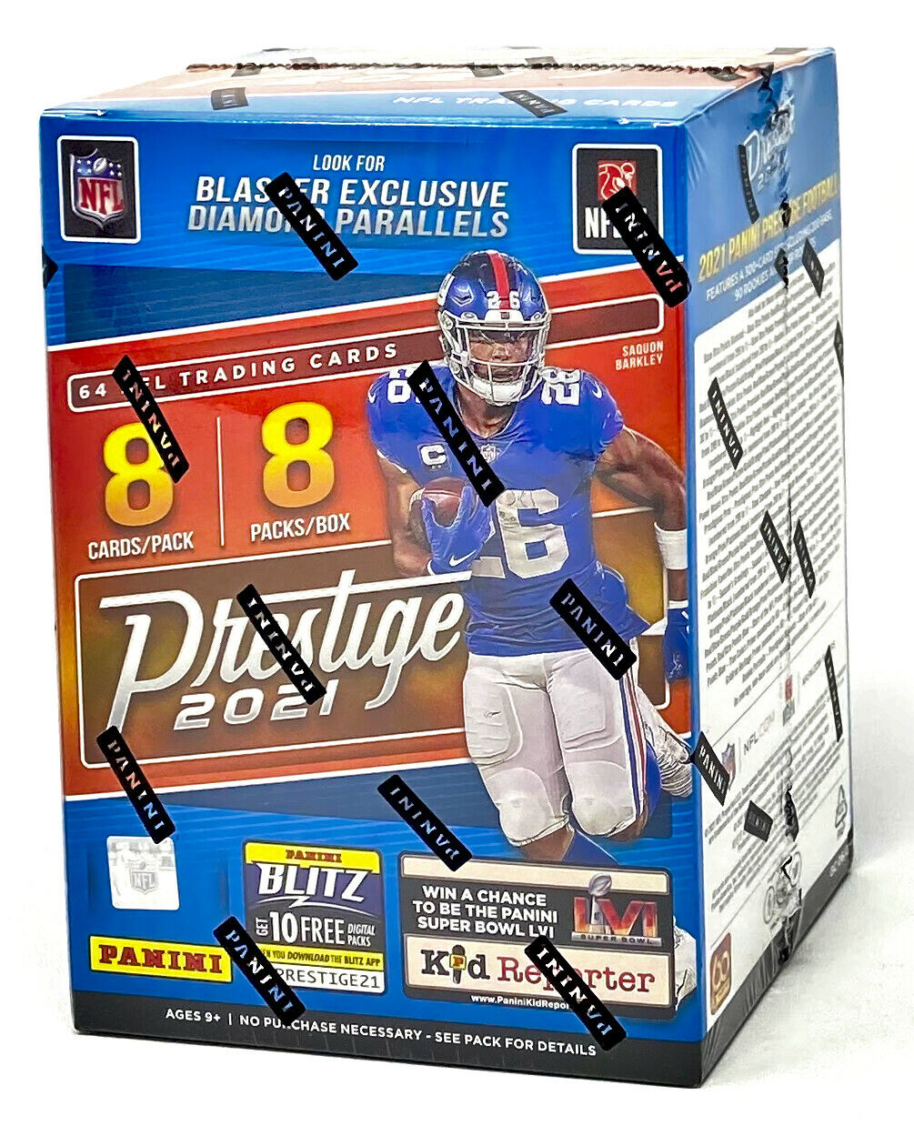 2021 Panini NFL Prestige Football Blaster Box.