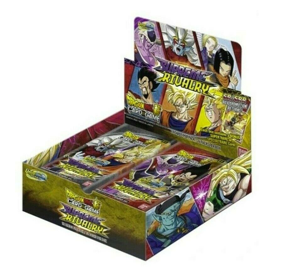 Dragon Ball Super Card Game Series 13 UW4 Supreme Rivalry Booster Display