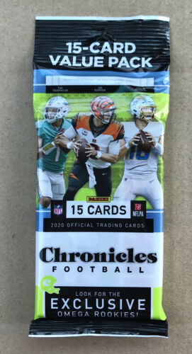 2020 Panini Chronicles NFL Fat Pack (15 CARDS)