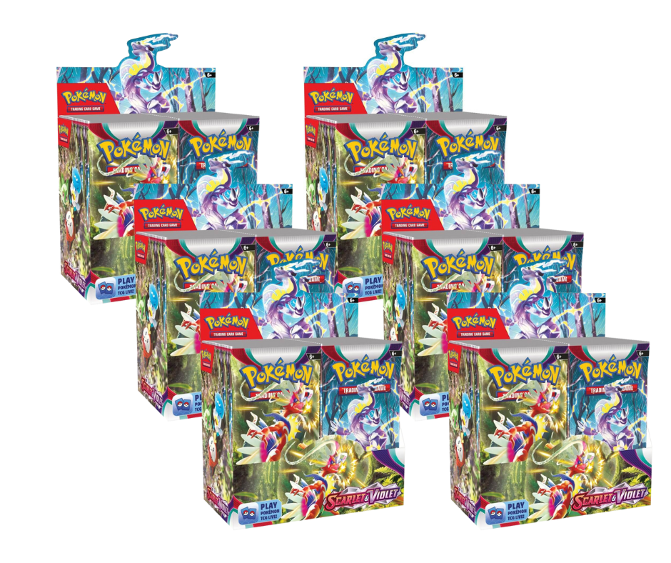 SCARLET & VIOLET SEALED CASE 6 X BOOSTER BOX POKEMON TCG - BASE SET
