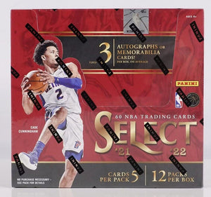 2021-22 Panini Select Basketball Hobby Box