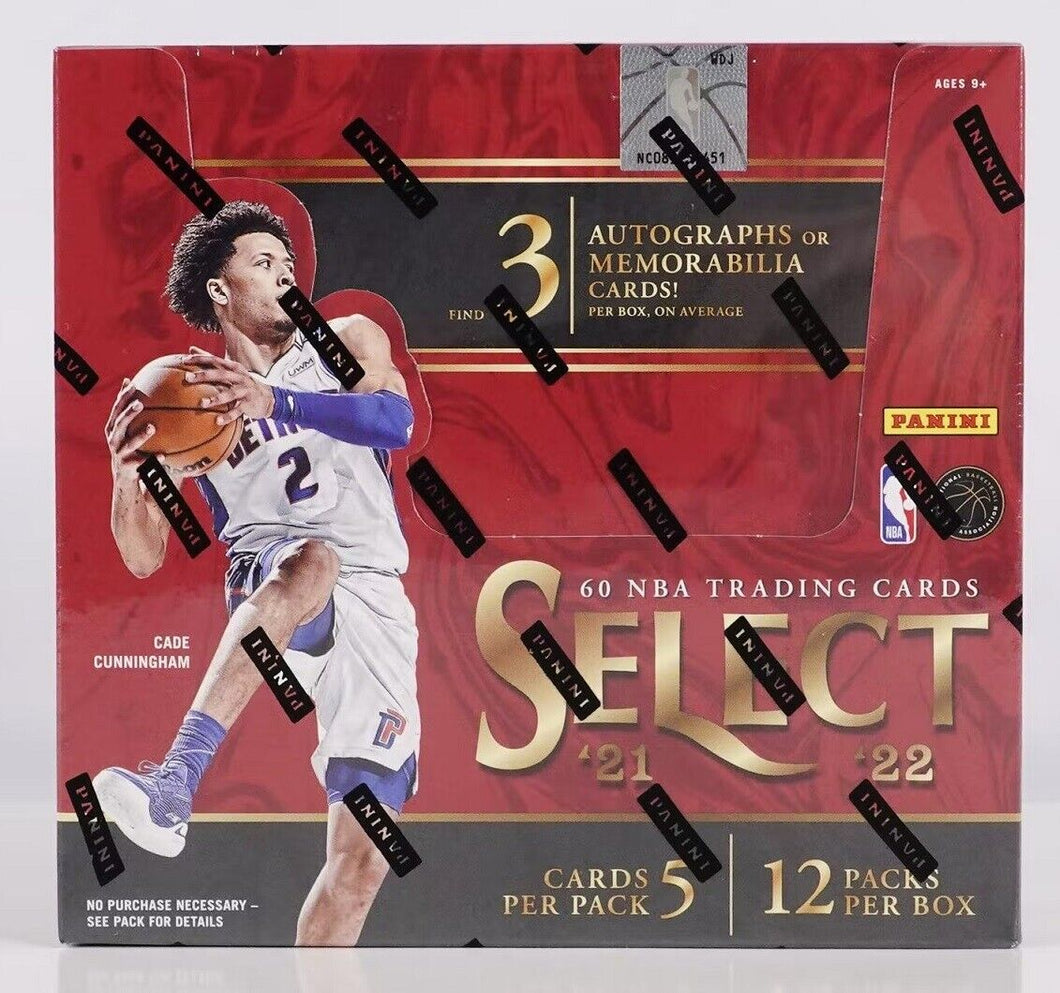 2021-22 Panini Select Basketball Hobby Box