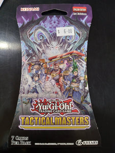 yugioh tactical masters blister 7 card pack